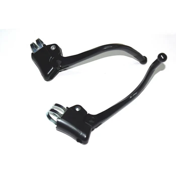 

1 pair Brake Levers Fixed Gear Bike bicycle Metal DC139 Bent Replacement