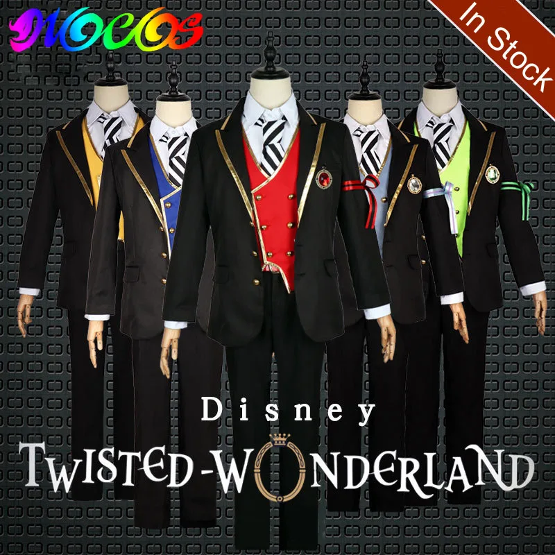 Diocos Game Twisted Wonderland Cosplay Costume Men School Uniforms