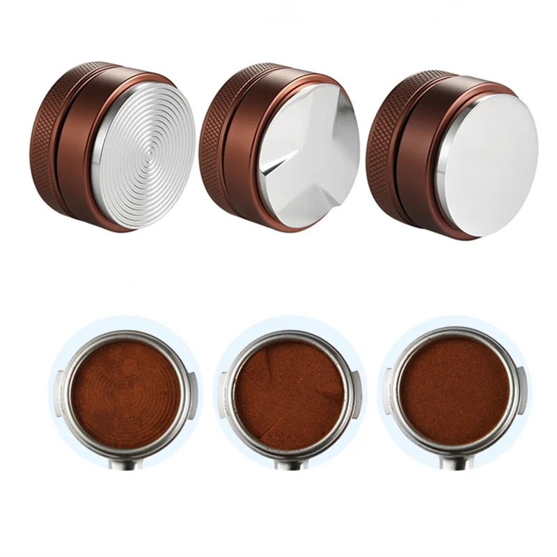 51mm 53mm 58mm 304 Stainless Steel Coffee Tamper Base Barista Espresso Press Powder Hammer espresso tamper | Дом и сад