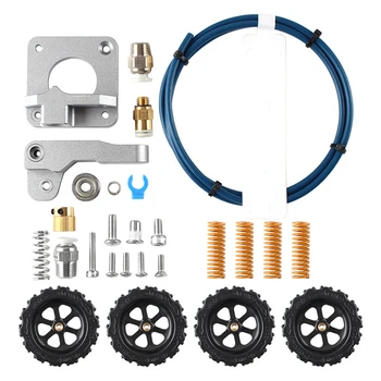 

Gray Extruder & Teflon Tube & Platform Nut Spring Kit for Ender 3 3S for Ender 5 for CR-10 / 10S 3D Printer Hot Bed Accessories