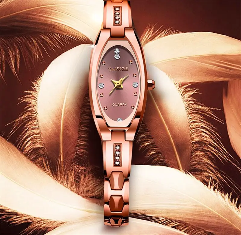 

Taisige Fashion Leisure Tungsten Steel Watch Quartz Watch Women's Luminous Sports Women's Watch Women's Watch Japanese Movement