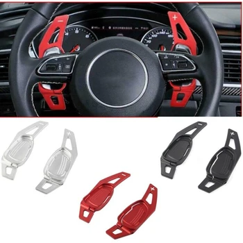 

Pair Car Steering Wheel Shift Paddle Shifter Gear Extension Aluminum Alloy For Audi A5 2016 S3 2015-2017 S5 S6 SQ5 RS3 RS6 RS7