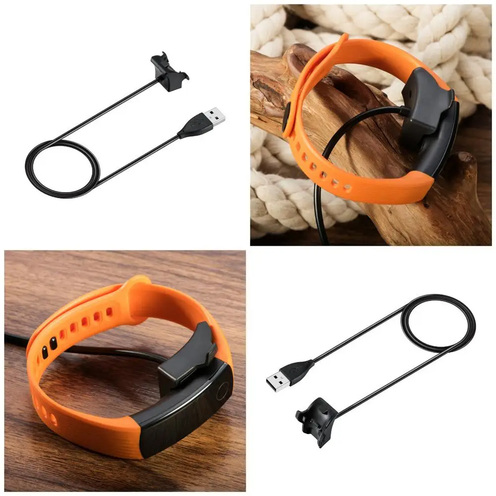 1 м/3 фута usb Дата-кабель для быстрой передачи данных зарядное устройство зарядный крепежный зажим для huawei Honor Band 5 4 3 Band 2 Pro Smart Bracelet
