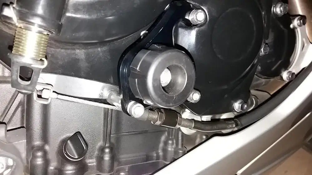 Двигатель BIKINGBOY+ ползунок рамы для Triumph Daytona 675/R 12 13 14 15 без ограждения защита от Краш колодки чехол Крышка болты