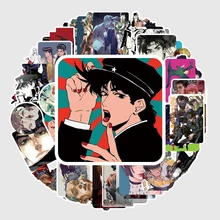 

53 Cartoon JOJO's Bizarre Adventure Graffiti Stickers, Luggage Laptop Refrigerator Waterproof Stickers Kawaii