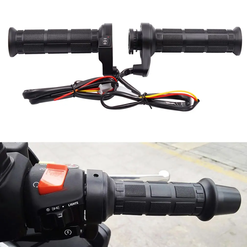 CS-203A1 12 В мотоциклетная ручка теплая электрическая ручка регулируемая температура трехскоростной переключатель мотоцикл Модифицированная Горячая ручка