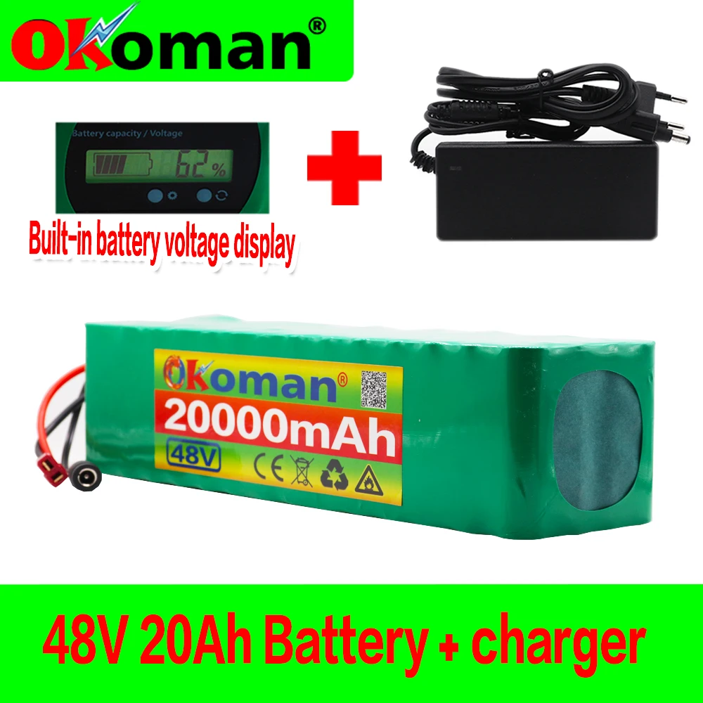 48v Ebike Battery E-Bike Battery 48v 58Ah 1000w With BMS 48v