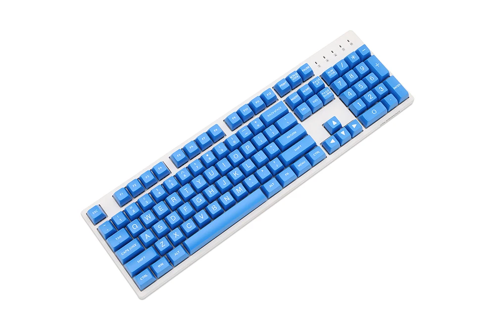 Abs Doubleshot Keycap para mx Stem Keyboard SA Perfil 104 Ansi 60 Poker Preto Branco Laranja Roxo Verde Azul Amarelo Vermelho 87 Tkl - Imagem 5
