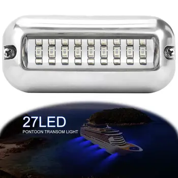 

BLUE 27LED Underwater BOAT MARINE Transom LIGHTS 316 Stainless Steel Pontoon
