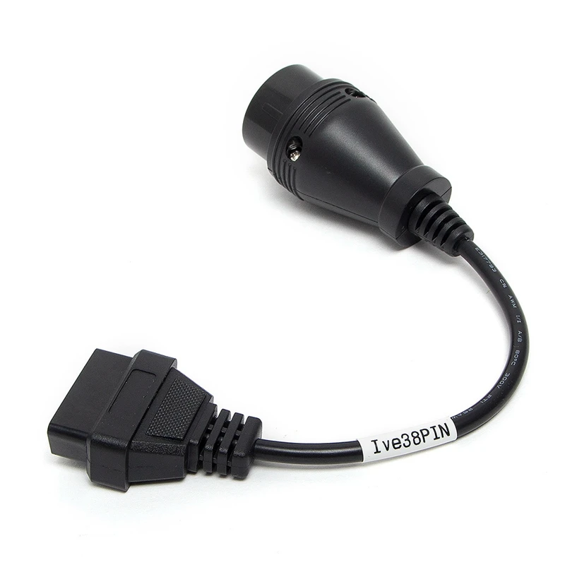 20 шт./партия OBD OBD2 Диагностический адаптер для IVECO 38PIN соединитель мужской Ивеко 38 Pin для женщин OBD2 16Pin бак цена