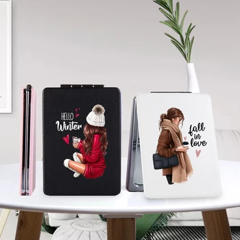 

Personality Makeup Mirror with 2 Side for Girl Smal Portable Travel Folding Magnifying Compact Pocket Cosmetic Vanity Mirrors