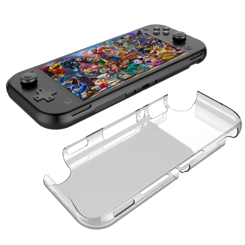 Ультратонкий Прозрачный жесткий чехол для ПК с кристаллами, чехол для nintendo Switch Lite, аксессуары, защитный чехол для nintendo switch Lite Mini