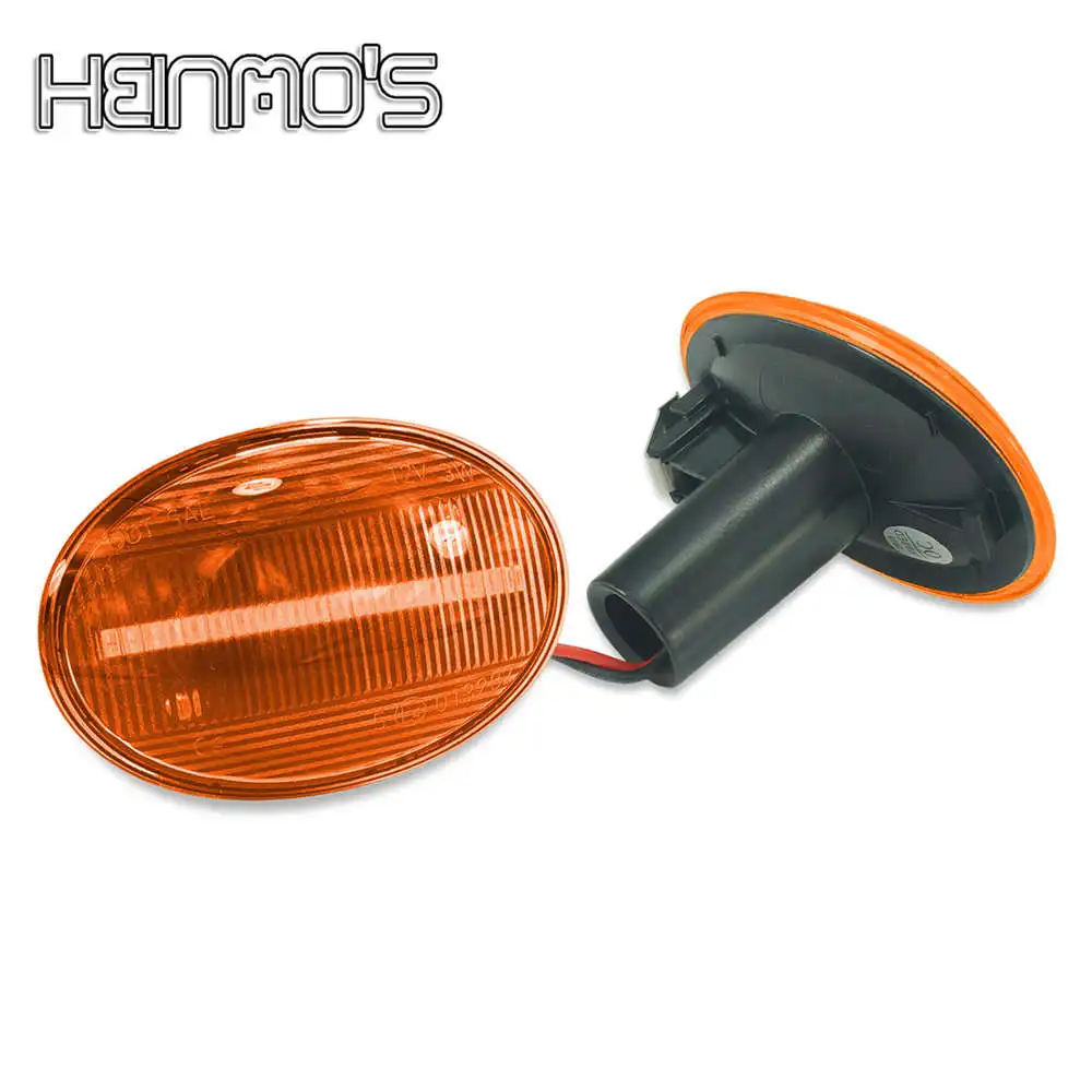 Светодиодный, боковой, габаритный фонарь для Mini Cooper R55 R56 R57 R58 R59 боковой повторитель светильник лампа для Mini Cooper R56 R57 R58 CL-R56-LSM-SM - Испускаемый цвет: Yellow Lens