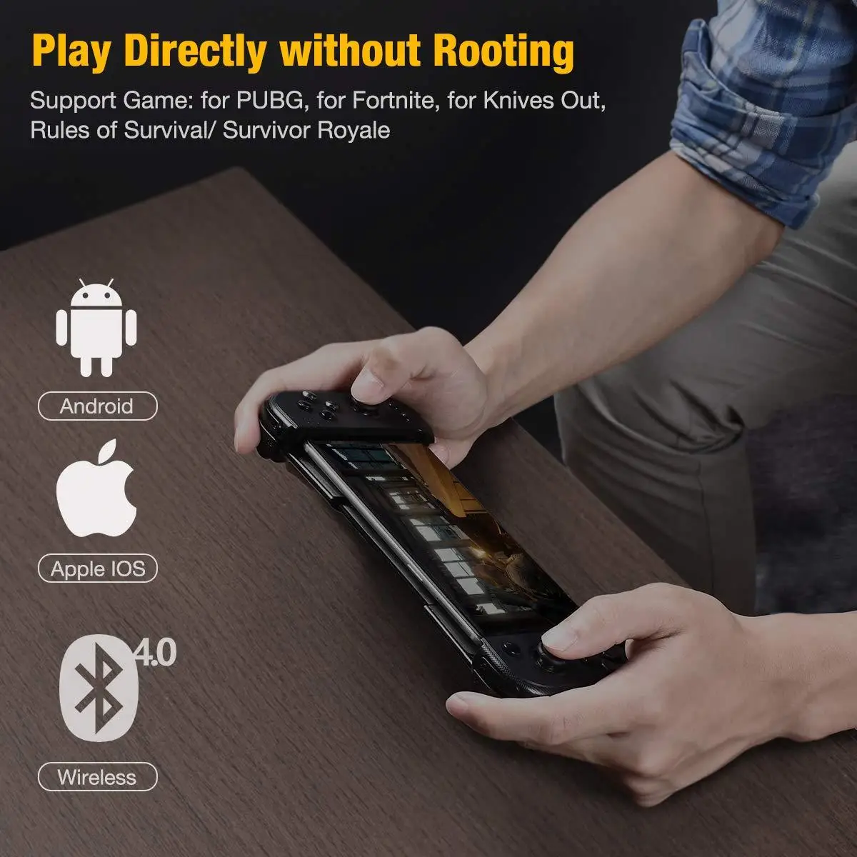 2020 New Saitake 7007F Wireless Bluetooth Game Controller Telescopic Gamepad Joystick for XiaomiHuawei Android Phone PC