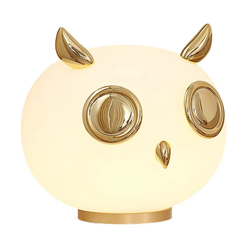 Hot Owl Penguin Rabbit Night Light Led Desk Light Bedroom Bedside Table Lamp Christmas Gifts for Baby Children Kids Cartoon Lamp