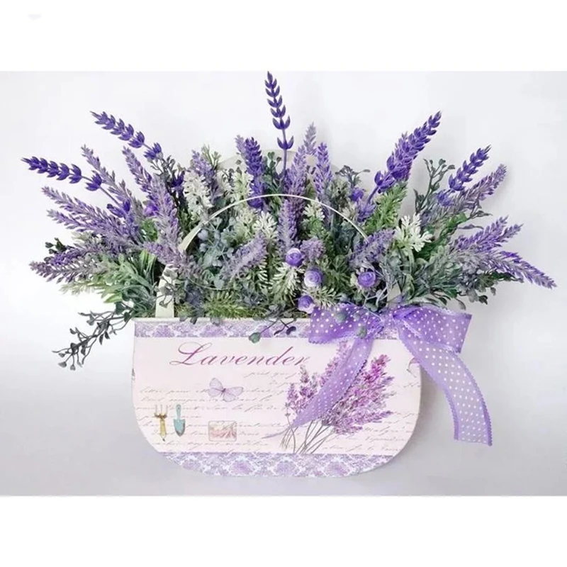 Huacan-Diamond-Embroidery-Flower-Paintings-From-Rhinestones-Diamond-Painting-Full-Square-Lavender-Diamond-Mosaic-Decoration