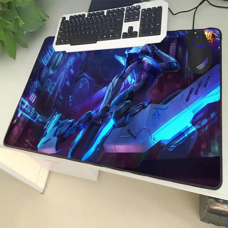XGZ LOL большой размер игровой коврик для мыши Черный Замок боковой проект ледяной