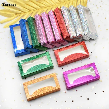 

Magnetic Eyelashes Makeup Lash Box Packaging Boxes Wholesale Beauty Full Strip Lashes Package Eyelash Extension Dropshipping