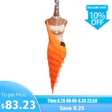 Роскошные платья для латинских танцев, костюмы для выступлений, сексуальное платье с бриллиантами и кисточками для женщин и девочек, одежда для сцены