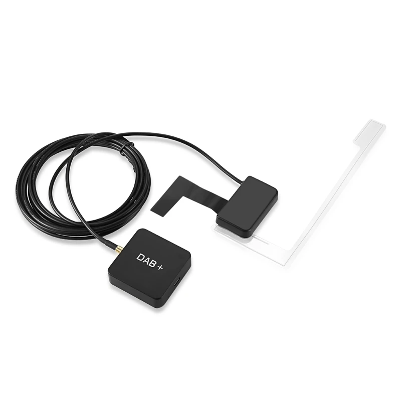 DAB+ Box цифровой радио антенна тюнер для автомобиля Радио Android 5,1 и выше FM передача USB питание(черный