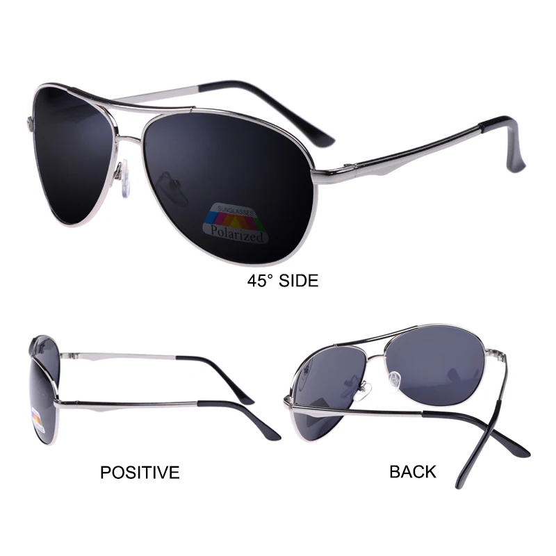 SIMPRECT Поляризованные солнечные очки в стиле пилота Для мужчин UV400 высокое качество зеркальные очки в стиле ретро, Винтаж солнцезащитные очки для Для мужчин водителя Óculos