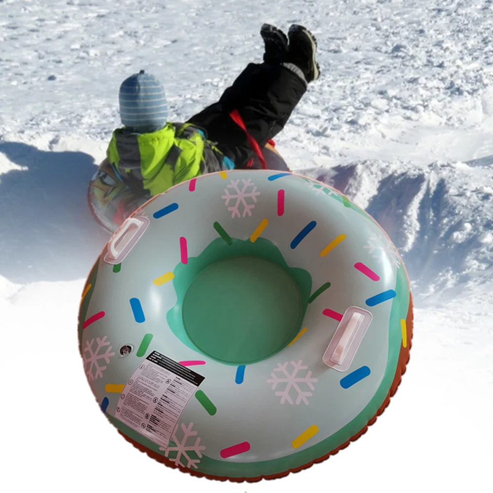 Inflatable Snow Tube Floated Skiing Ring With Handle Cold Resistant Snow  Toy Sled Tire Toboggan Outdoor Sports Accessories|Sleds & Snow Tubes| -  AliExpress