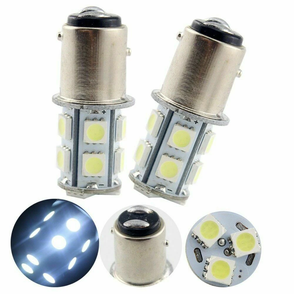 Горячая 10 шт. белый 13SMD 5050 светодиодный 1157 Автомобильный задний тормозной Стоп сигнальный светильник