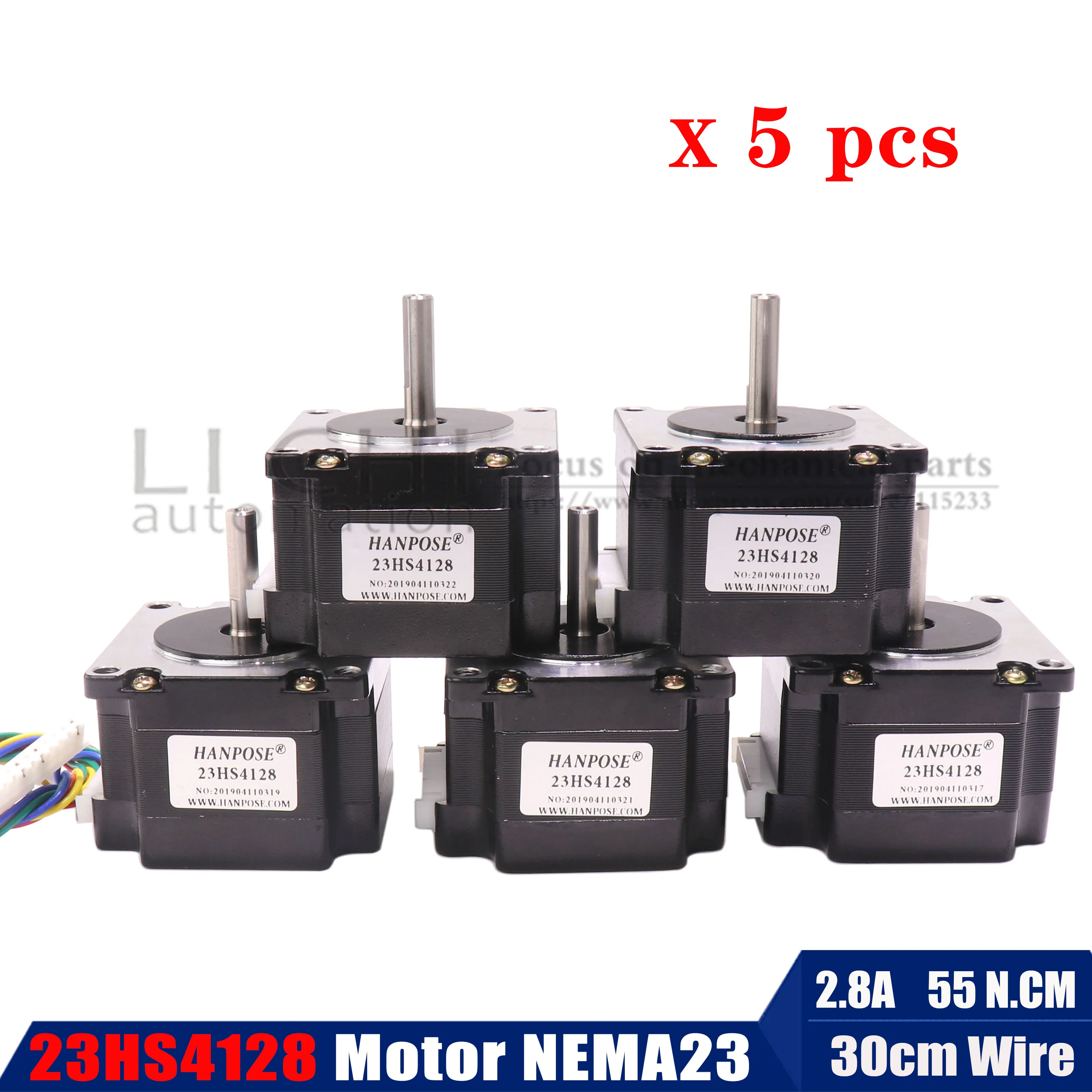 Nema23 шаговый двигатель 6,35 мм 2.8A 41 мм, шаговый двигатель 23HS4128S 4-х проводной CNC лазерная Grind пены плазменная резка