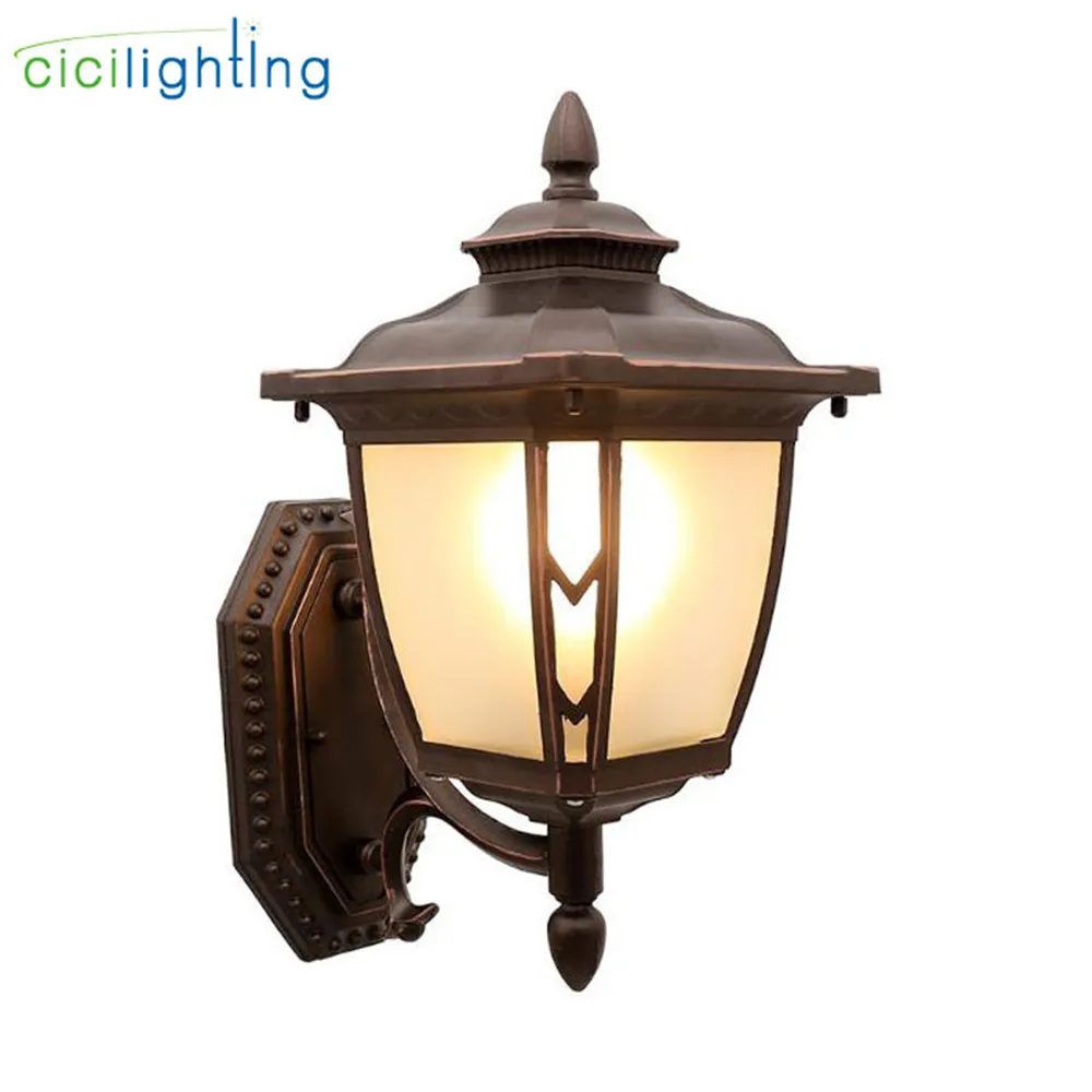 Vintage Wandlamp Outdoor Verlichting LED Straat Tuin Villa Veranda Lichten Waterdichte 5W E27 Lamp Voor Patio Brons Blaker verlichting Vintage Wandlamp Outdoor Verlichting LED Straat Tuin Villa Veranda Lichten Waterdichte 5W E27 Lamp Voor Patio Brons Blaker verlichting