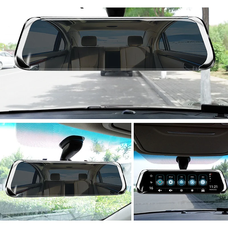 E08 Plus Автомобильный видеорегистратор 10 дюймов Ips пресс 4G зеркальный видеорегистратор Android Adas Gps Fhd 1080P Wifi авто регистратор зеркало заднего