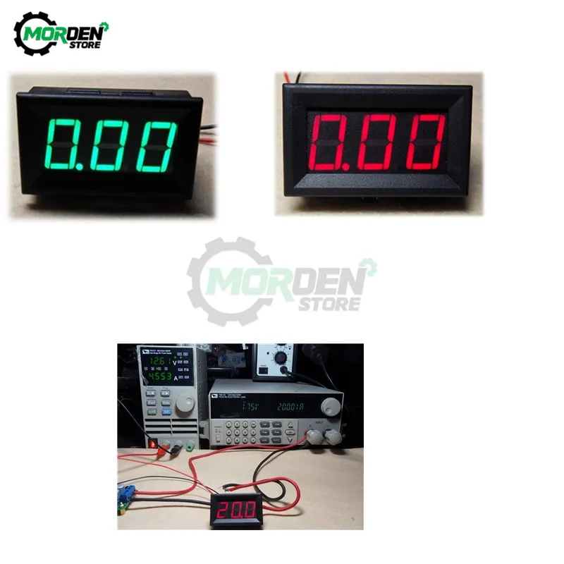 

Новый 0,56 "DC Цифровой амперметр 0-20A зеленый красный измеритель тока тестер детектор для Дисплей Авто Dropship