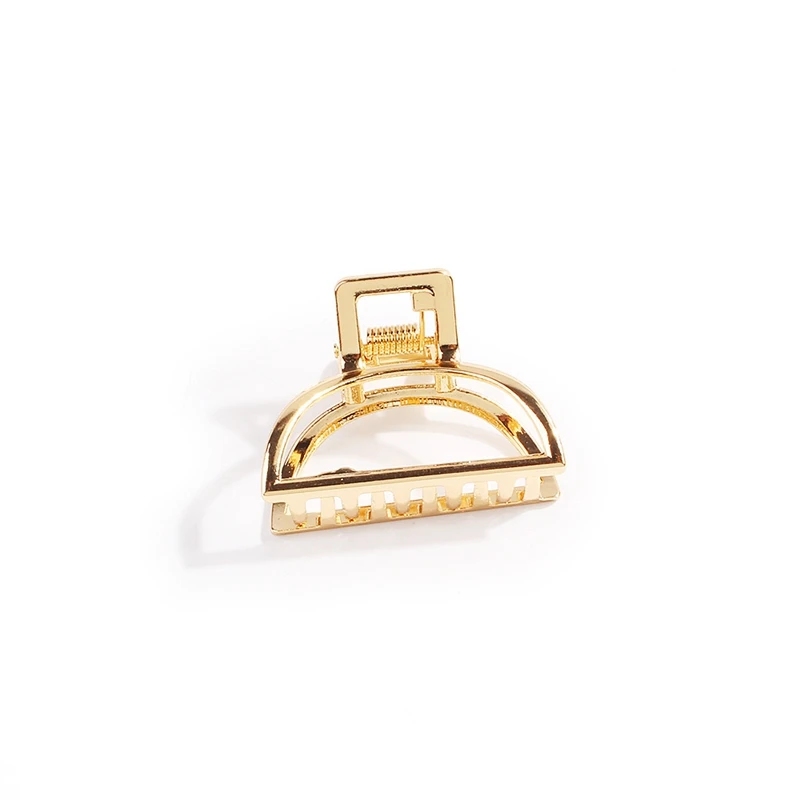 7 9 Styles Geometric Hair Claw For Women Girls Clamps Hair Crab Metal Gold Hair Clip Claw Accessories Hairpins Ornament - Цвет: 7