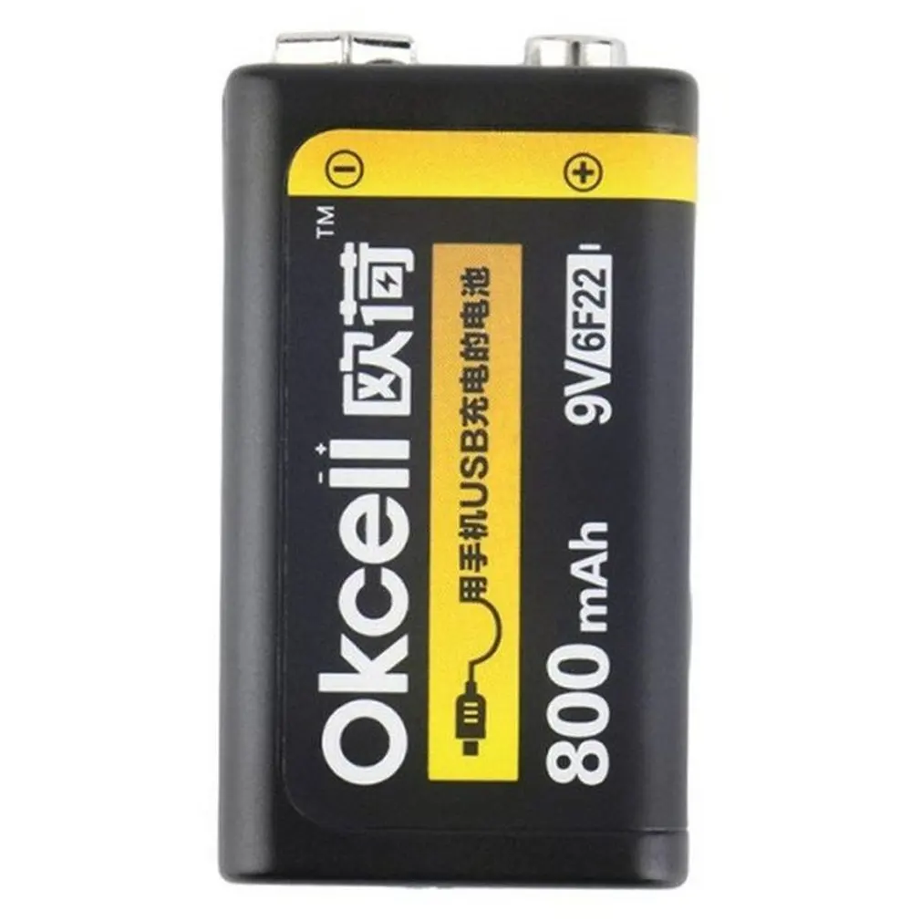 Standard Constant Voltage 9V/6F22 Rechargeable Battery For Multimeter