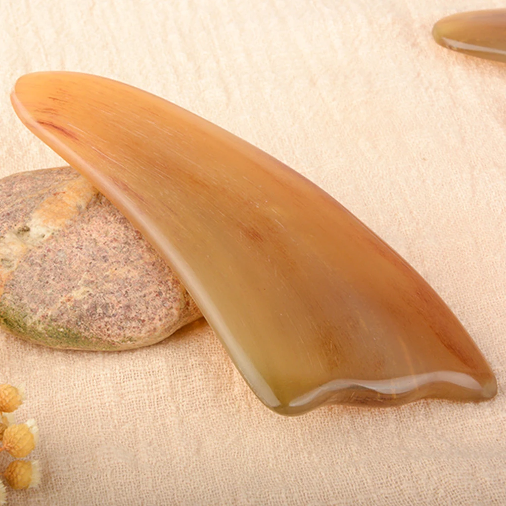 Соскабливание Gua Sha уход за кожей лица бык Роговая доска натуральный массаж инструменты для спа триггер точка лечения китайская акупунктурная терапия