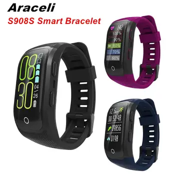

New Smart Bracelet Color Screen Activity Fitness Tracker smart Band Waterproof GPS Heart Rate Monitor Sport Wristband Qw18