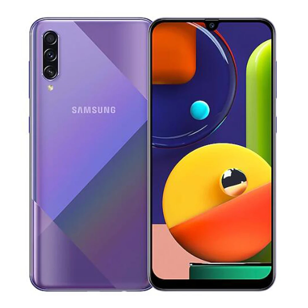 Samsung Galaxy A50s A5070, мобильный телефон, две sim-карты, четыре ядра, 6,4 дюймов, тройная камера, 6 ГБ ram, 128 ГБ rom, NFC, 4000 мАч