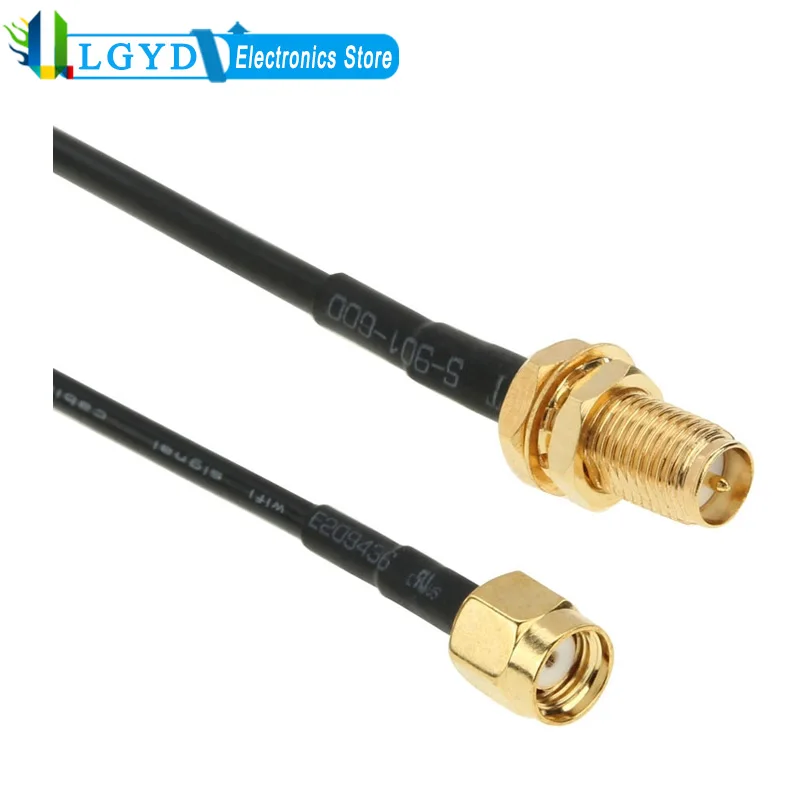 

2.4GHz Wireless RP-SMA Male to Female Cable (178 High-frequency Antenna Extension Cable)