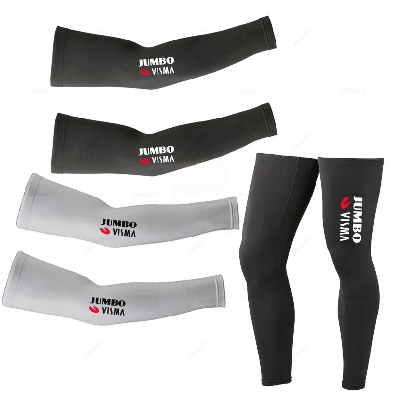 RCC-Anti-UV Leg Warmers for Men and Women, Cycling Accessories, Sun Protection Sleeves, Bicycle Running Racing, MTB, Summer, New 4