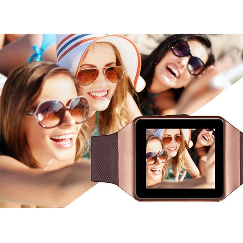 

Touch Screen Smart Watch Camera Bluetooth SIM Card Wristwatch Sleep Tracker Fitness Monitor Pedometer Wristband