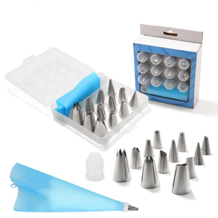 38 шт. наборы принадлежностей для украшения тортов с наконечниками глазировки