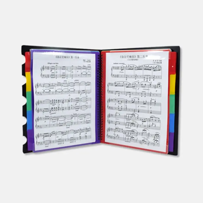 Креативные папки для музыкальной книги формата А4, пианино, многофункциональный, практичный держатель для файлов