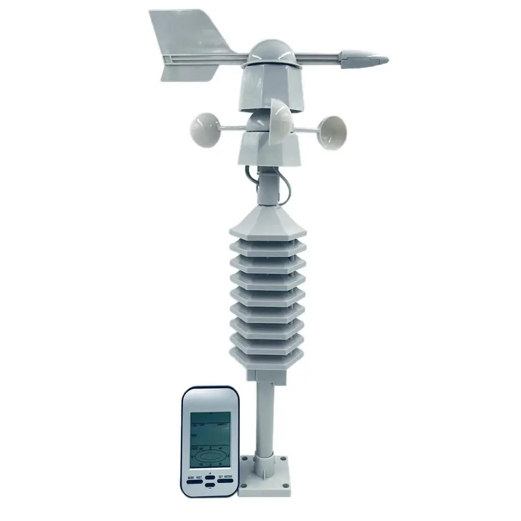 WS2032 Digital Anemometer Weather Station W/ Wind Speed& Direction Alarms 433MHz