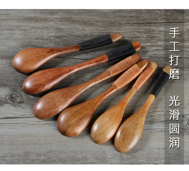 Manufacturers Direct Selling Wrapped Phoebe Small Spoon Environmentally Friendly Children Spoon Japanese Style And Wind Wooden S