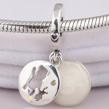 

Original Openwork Teddy Bear & Rabbit Perfect Pals Pendant Beads Fit 925 Sterling Silver Bead Charm Bracelet Diy Jewelry