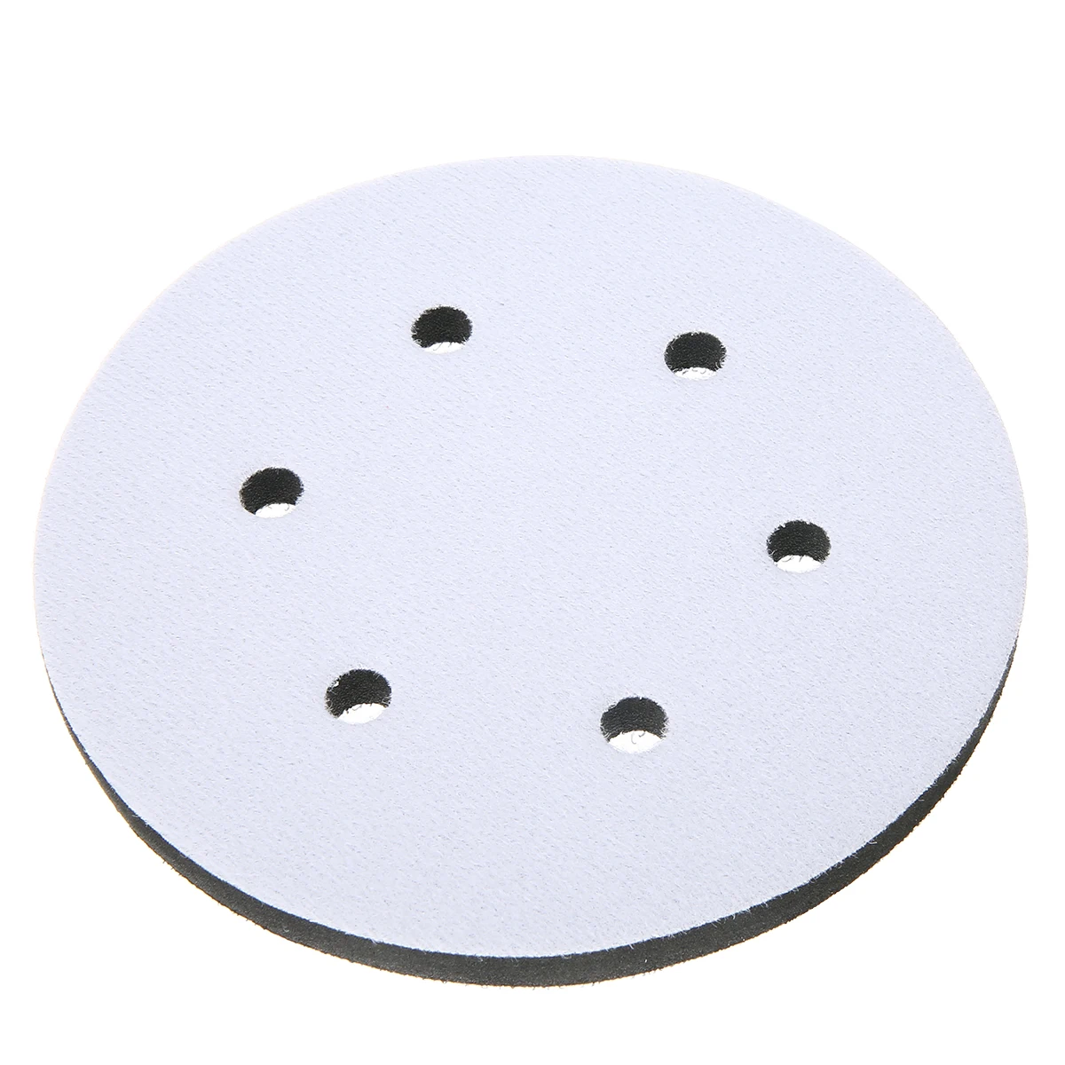 6 Inch 150mm 6 Hole Interface Cushion Pad Hook and Loop Foam Backing Pad for Protecting Sanding Disc Power Sander Accessories