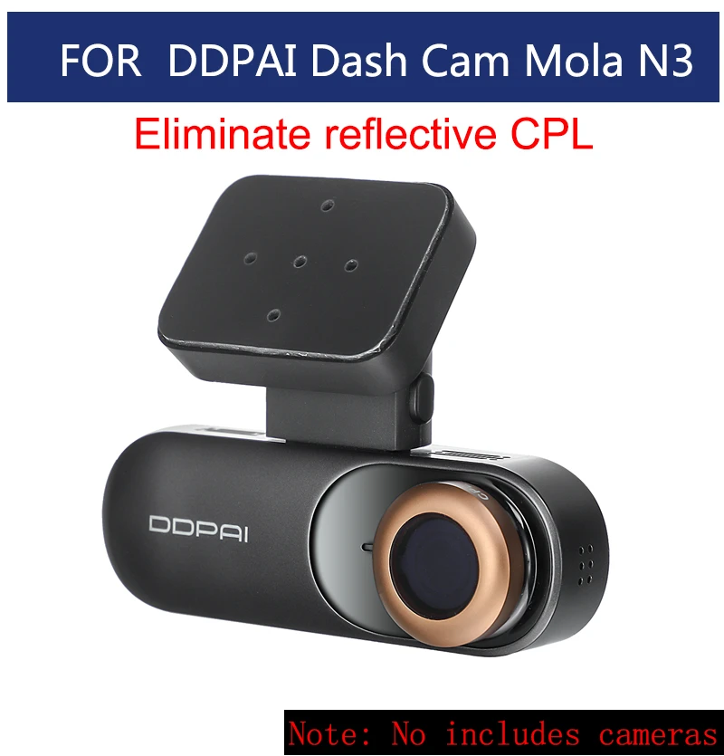 For Ddpai Dash Cam Mola N3 Gold Cpl Polarizing Glas Cpl Filter For Xiao