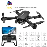 Drone 4K HD Drone pieghevole con fotografia aerea doppia fotocamera flusso ottico Hover Smart segui RC Quadcopter VS SG901 XS816