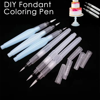 

1/3pcs Coloring Water Pen For Watercolor Cake Decorating Tools /Water Brush Painting Pen Fondant Cake Pen Decor