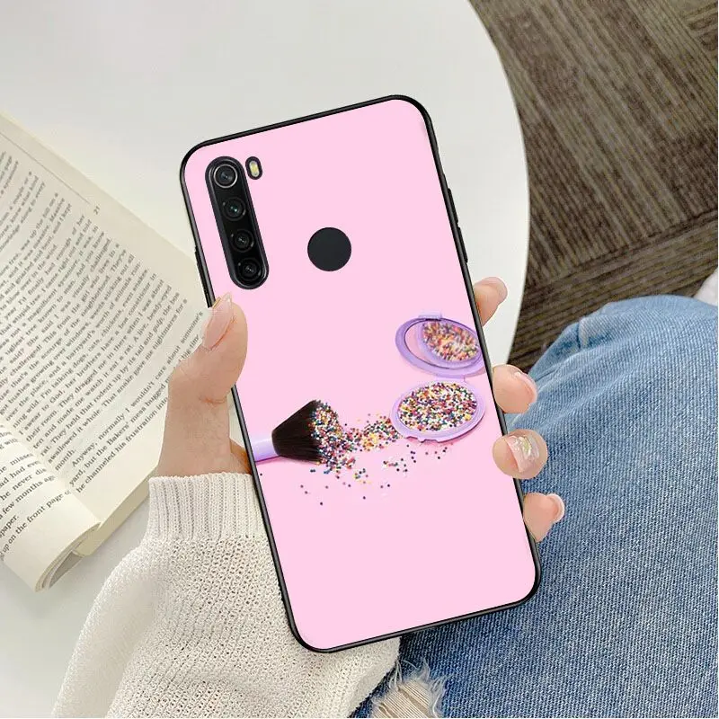 Girl love makeup brush