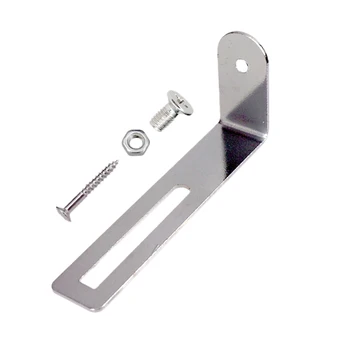 

Lp Electric Guitar Guard Bracket Front Cover L-Shaped Bracket Support Bracket with Screws and Nuts Silver